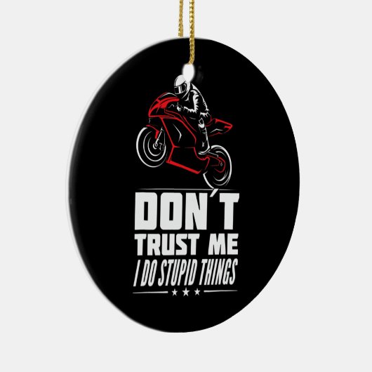 スポーツバイクバイクライダースーパーバイクオールドバイクもしくは自転車に乗る人 セラミックオーナメント (右)