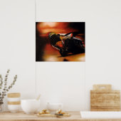 スポーツバイクプリント ポスター (キッチン)