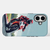 🏍️ スポーツバイクライダー 海沿いの道 Case-Mate iPhoneケース (裏面 (横))