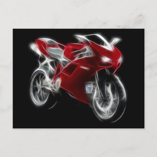 スポーツバイクレーシングバイク ポストカード