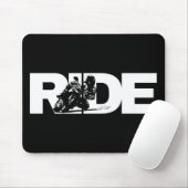 スポーツバイク乗り マウスパッド (マウス)