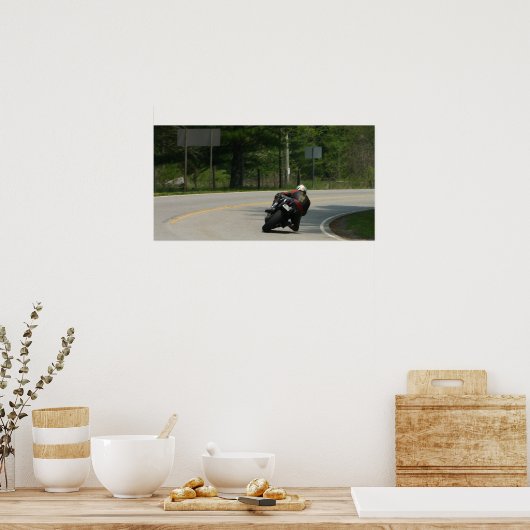 スポーツバイク ポスター (キッチン)