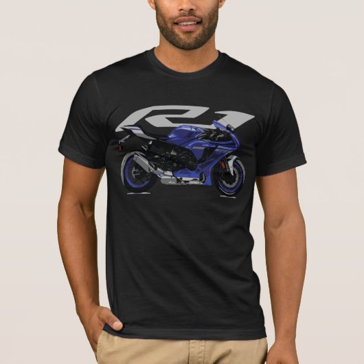 スポーツバイク R1 Tシャツ デザイン (正面)