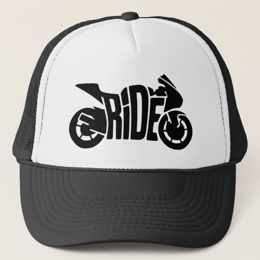 スポーツバイク RIDE キャップ (正面)