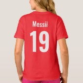 スポーツバスケットボールチームフィールドデイ応援スクワッドスクール Tシャツ (裏面)