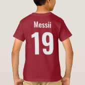 スポーツバスケットボールチームフィールドデイ応援スクワッドスクール Tシャツ (裏面)