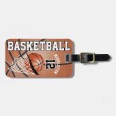 スポーツバスケットボール🏀 | DIY文字 ラゲッジタグ (正面横)