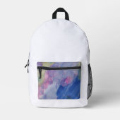 スポーツバッグアートデザイン プリントバックパック (正面)