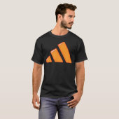 スポーツバッジ バスケットボール 3本 Tシャツ (正面フル)