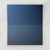 スポーツバルミツワーブルーと金ゴールドシーティングカード プレイスカード (内部開封)