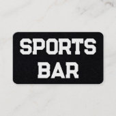 スポーツバーカスタムQR 名刺 (正面)