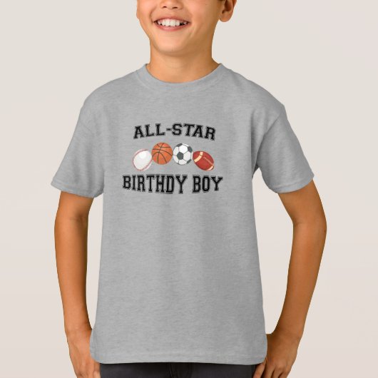 スポーツバースデーボーイ Tシャツ (正面)