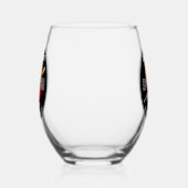 スポーツバーラウンジ飲み物用品カクテル ステムなしワイングラス (右)