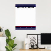 スポーツバー(ユダヤ教の)バル・ミツバーサインインボード – NY ポスター (ホームオフィス)