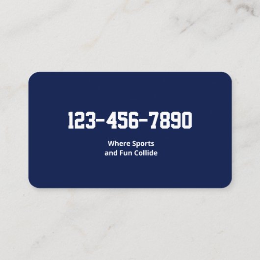 🏀スポーツバー 名刺 (裏面)