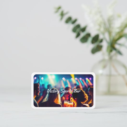 スポーツバー 名刺 (スタンド正面)