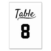 スポーツパブグリルバーレストランテーブル番号 テーブルナンバー (裏面)