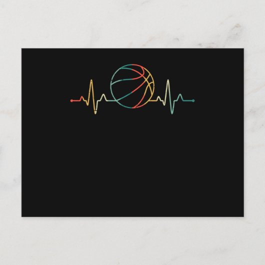 スポーツパルス選手がバスケットボールのファンを指導 ポストカード (正面)