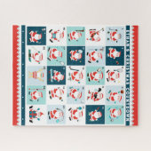 スポーツパーソナライズされたクリスマス降臨暦 ジグソーパズル (横)