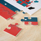 スポーツパーソナライズされたクリスマス降臨暦 ジグソーパズル (側面)