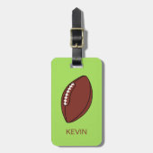 スポーツパーソナライズされたサッカーボールのラゲッジタグ ラゲッジタグ (正面縦)