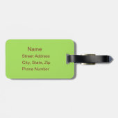 スポーツパーソナライズされたサッカーボールのラゲッジタグ ラゲッジタグ (裏面横)