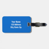 スポーツパーソナライズされたサッカーボール付き荷物タグ ラゲッジタグ (裏面横)