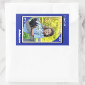 スポーツパーソナライズされたシール 長方形シール (バッグ)