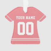 スポーツパーソナライズされたジャージースタイルオーナメント オーナメント (正面)