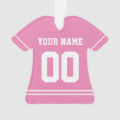 スポーツパーソナライズされたジャージースタイルオーナメント オーナメント (正面)