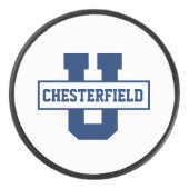 スポーツパーソナライズされたチームのモノグラムテンプレート アイスホッケーパック (正面)