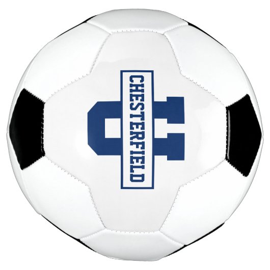 スポーツパーソナライズされたチームのモノグラムテンプレート サッカーボール (回転)