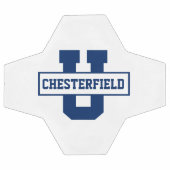 スポーツパーソナライズされたチームのモノグラムテンプレート サッカーボール (フラット)