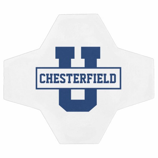 スポーツパーソナライズされたチームのモノグラムテンプレート サッカーボール (フラット)