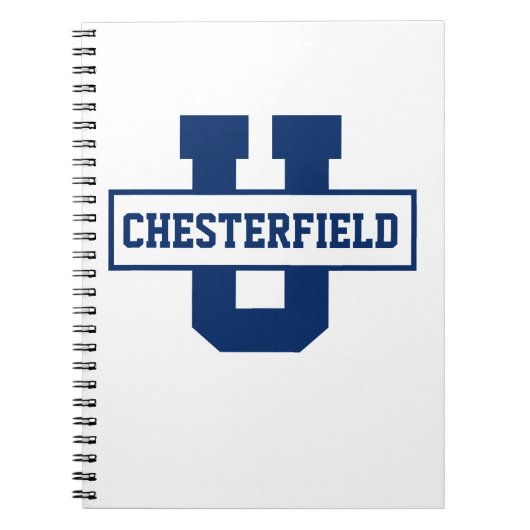 スポーツパーソナライズされたチームのモノグラムテンプレート ノートブック (正面)