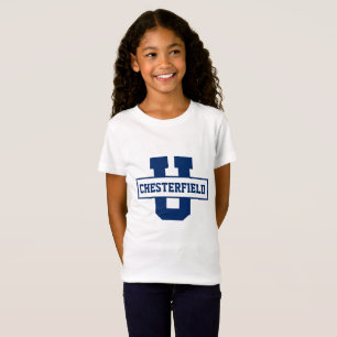 スポーツパーソナライズされたチームのモノグラムテンプレート Tシャツ