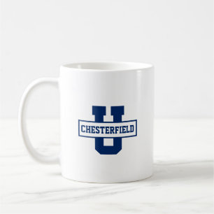 スポーツパーソナライズされたチームのモノグラムテンプレートTシャツ コーヒーマグカップ
