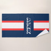 スポーツパーソナライズされたチーム/サッカー/サッカー バスタオル (バスタオル)