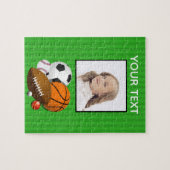 スポーツパーソナライズされたフォトパズル ジグソーパズル (横)