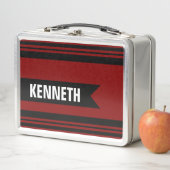 スポーツパーソナライズされた学校 メタルランチボックス (インサイチュ)