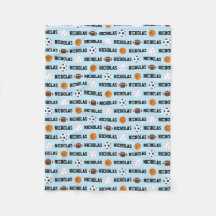 スポーツパーソナライズされた毛布