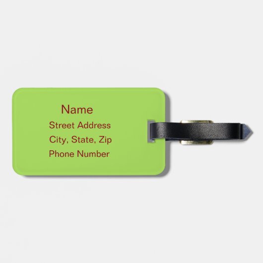 スポーツパーソナライズされた野球のボールと手袋 ラゲッジタグ (裏面横)