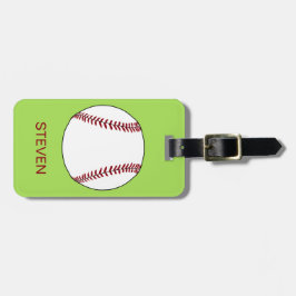 スポーツパーソナライズされた野球 ラゲッジタグ