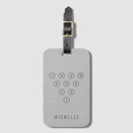 スポーツパーソナライズされた10ピンボーリングバッグ ラゲッジタグ