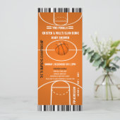 スポーツパーティの招待状 |男の子の赤ちゃんシャワー 招待状 (スタンド正面)