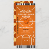 スポーツパーティの招待状 |男の子の赤ちゃんシャワー 招待状 (正面/裏面)