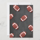 スポーツパーティーアメリカンフットボールUSA誕生日招待状 招待状 (裏面)