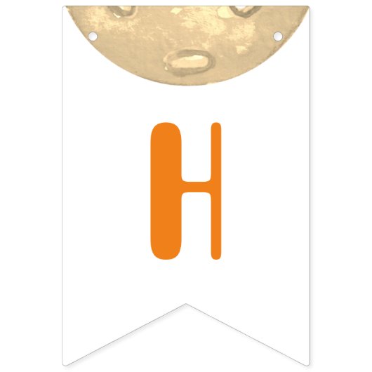 スポーツパーティーウォーターカラーピックボールをテーマにした誕生日 バンティングフラッグ (第2の旗)