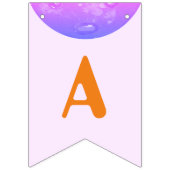 スポーツパーティーウォーターカラーピックボールをテーマにした誕生日 バンティングフラッグ (第3の旗)