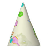 スポーツパーティーウォーターカラーピックボールをテーマにした誕生日 パーティーハット (右)